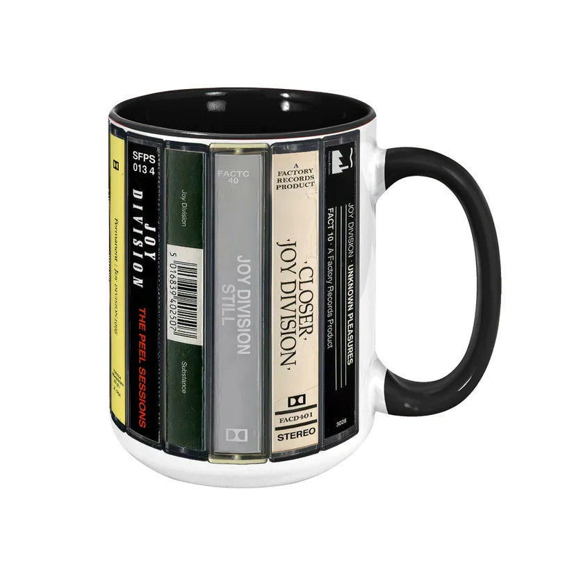 Joy Division Retro Cassette Accent Mug Gift for Music Lovers GradoCreations