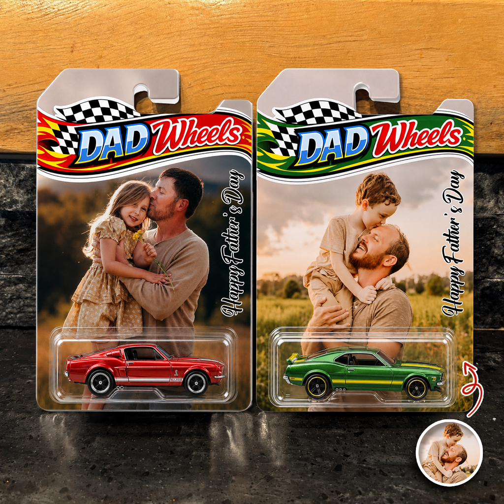 Custom Photo Hot Wheels Car Gift for Dad | Father's Day HN590 - Hot Wheels GradoCreations
