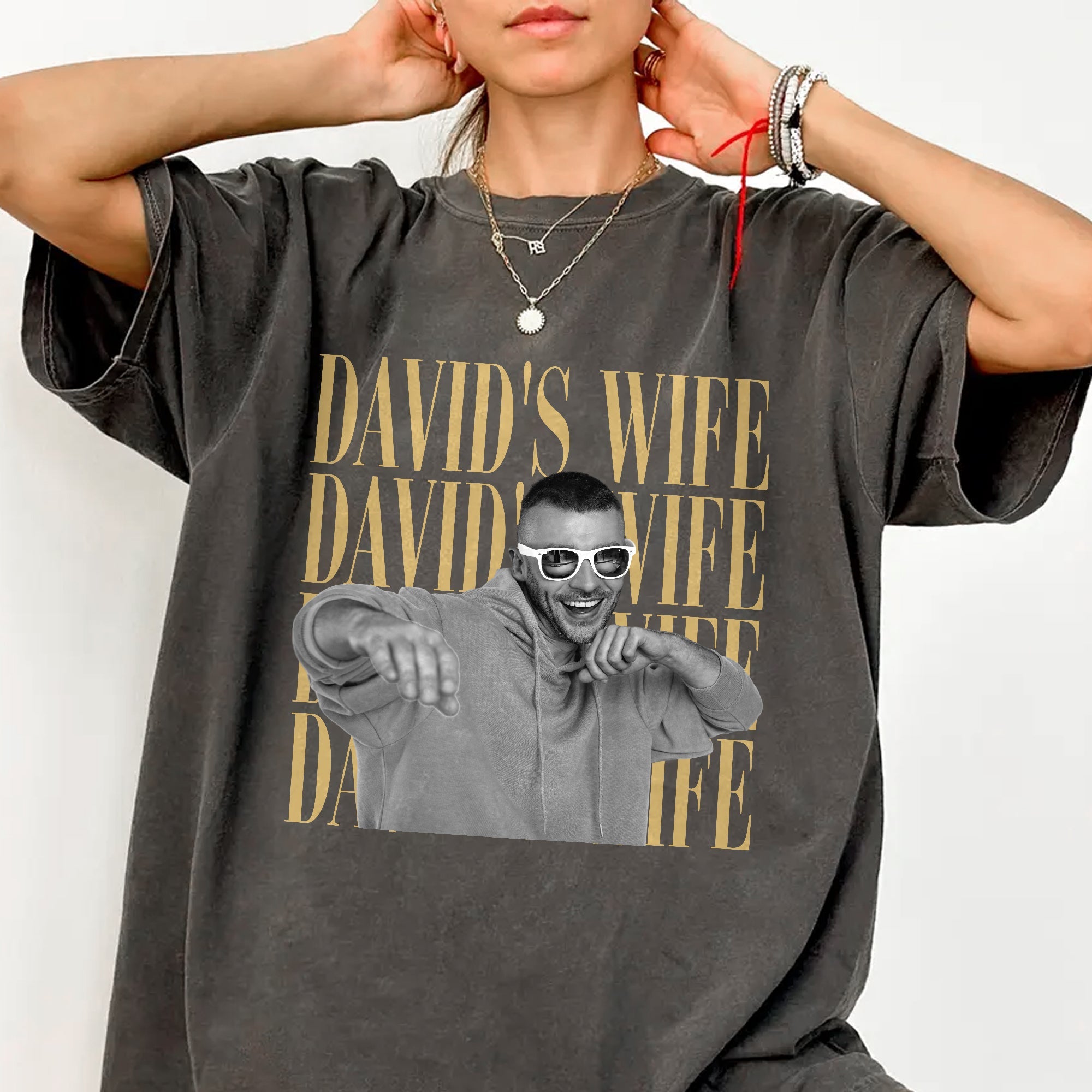 Personalized Vintage Photo Comfort Shirt Gift for Husband/Wife Comfort Shirt GradoCreations