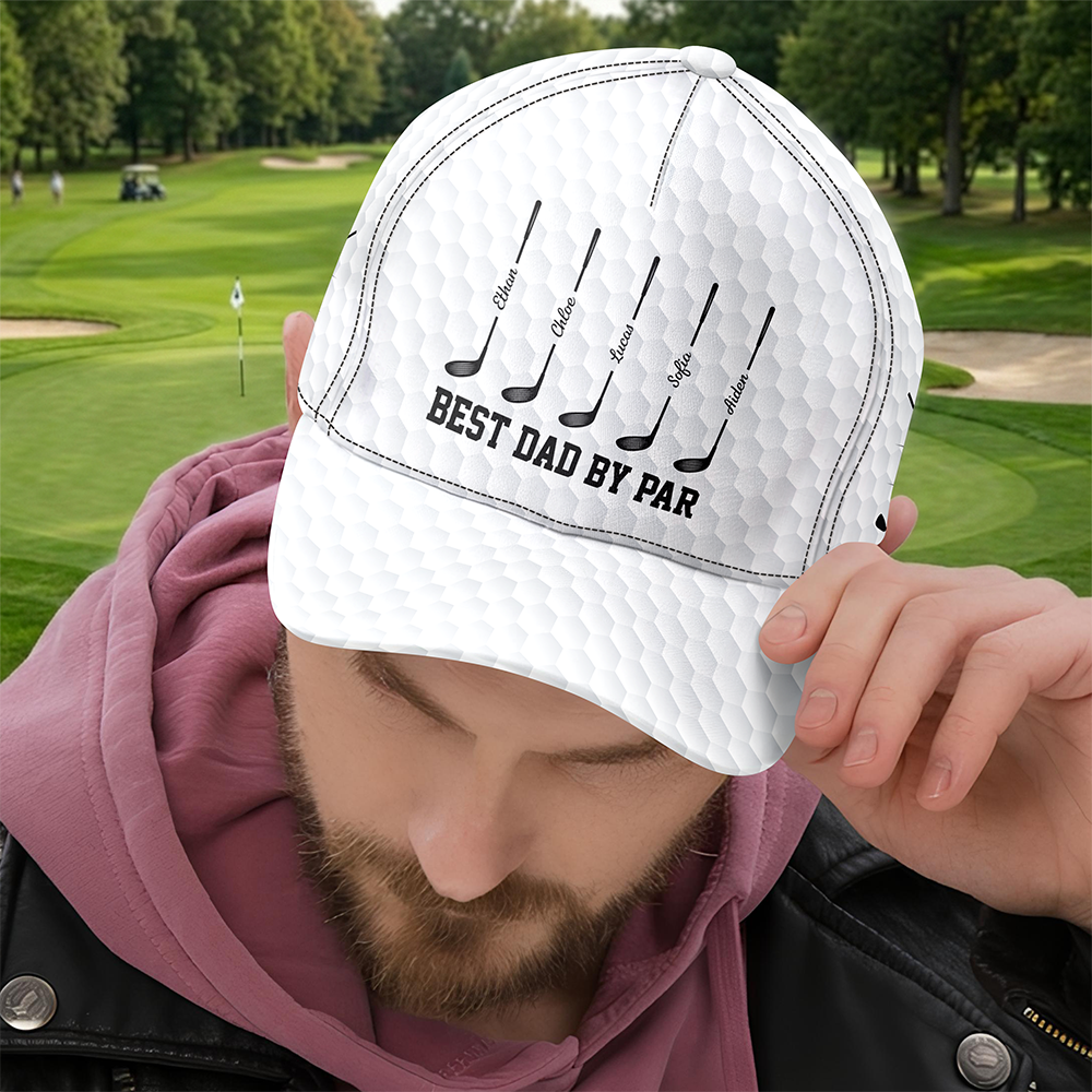 Personalized Golf Cap for Dad Custom Name Gift Idea HN590 - AOP Cap GradoCreations