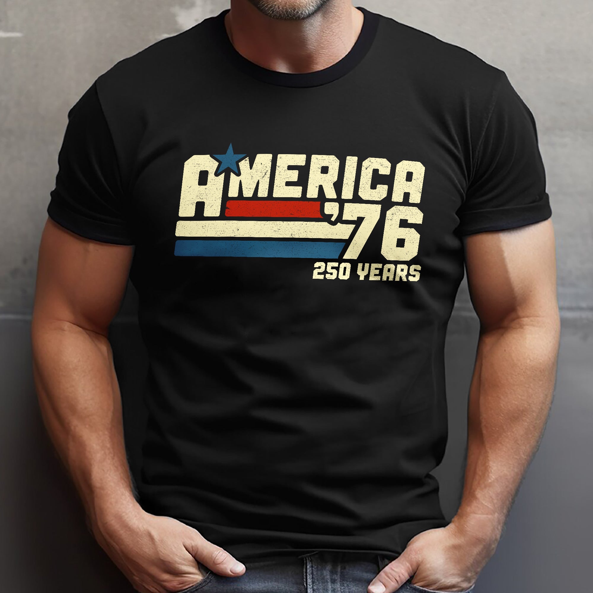 Personalized Retro 4th of July Comfort Shirt Custom Name Gift Comfort Shirt GradoCreations