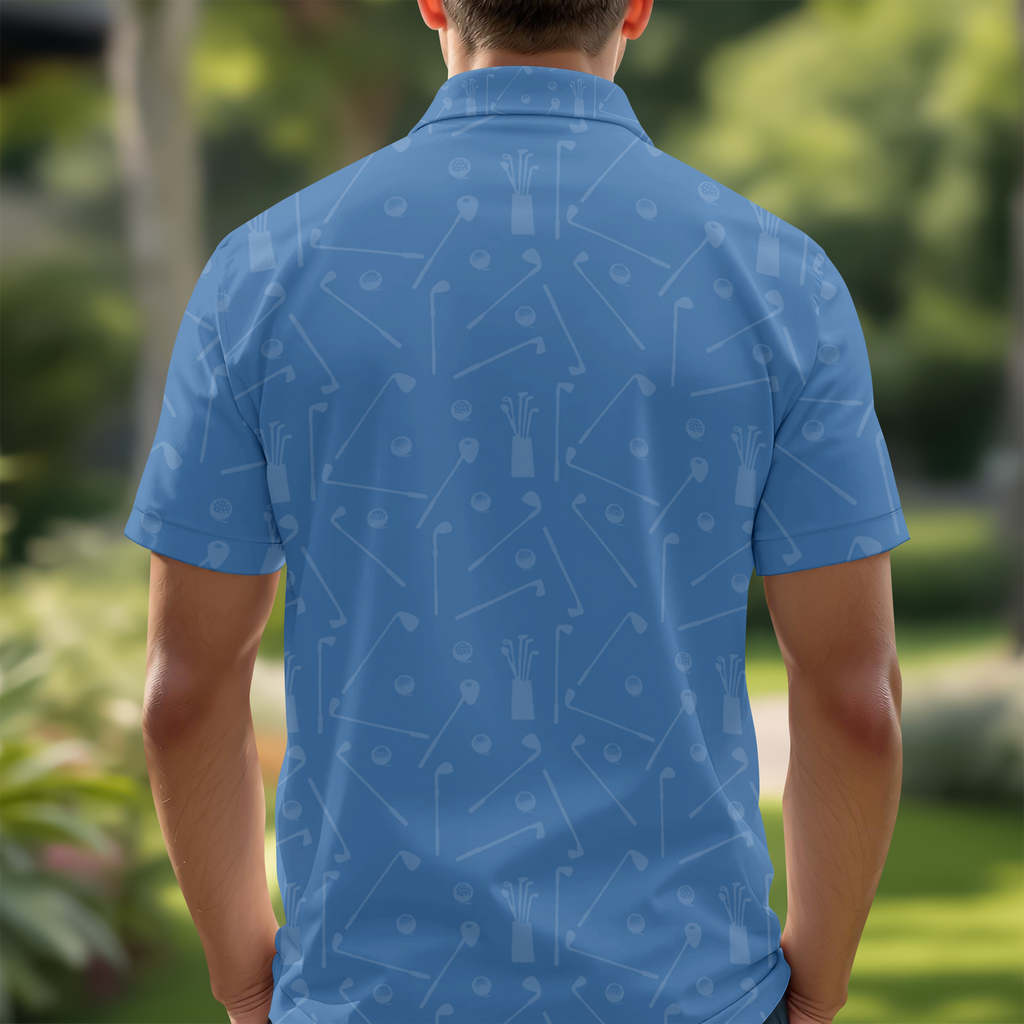 Personalized Pet Photo Polo Shirt for Dog Lovers Gift for Dad HN590 - Men's Polo Shirt GradoCreations