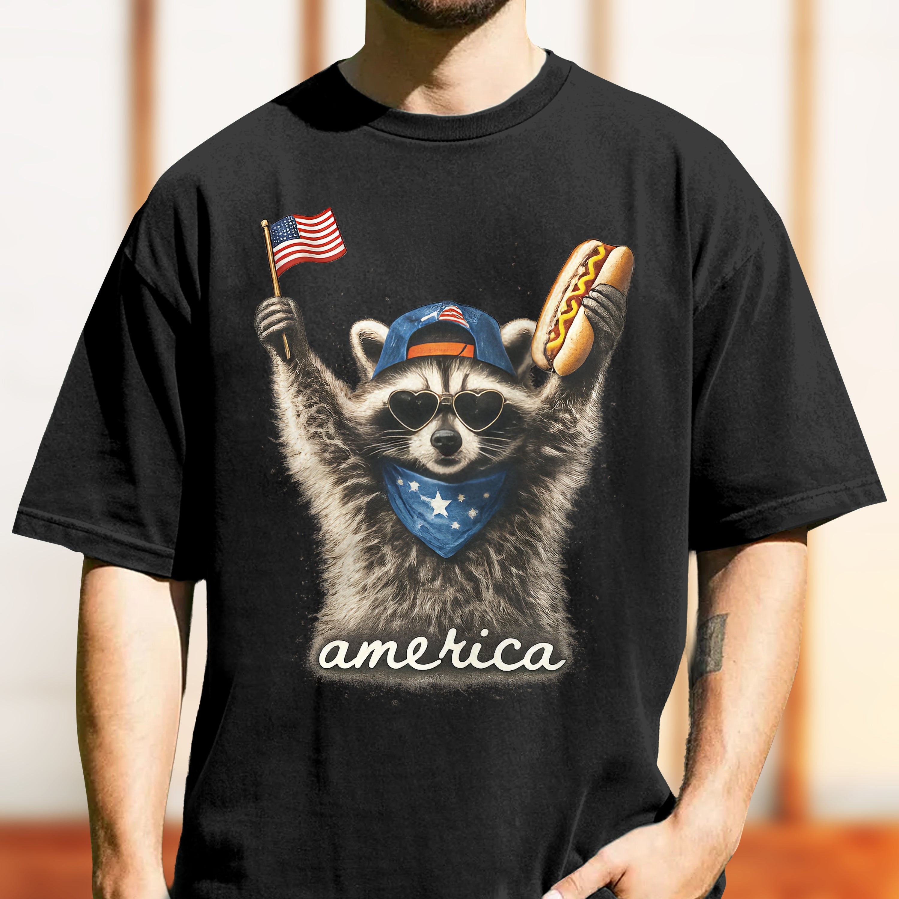 Personalized 4th of July Comfort Shirt Custom Photo Gift Comfort Shirt GradoCreations