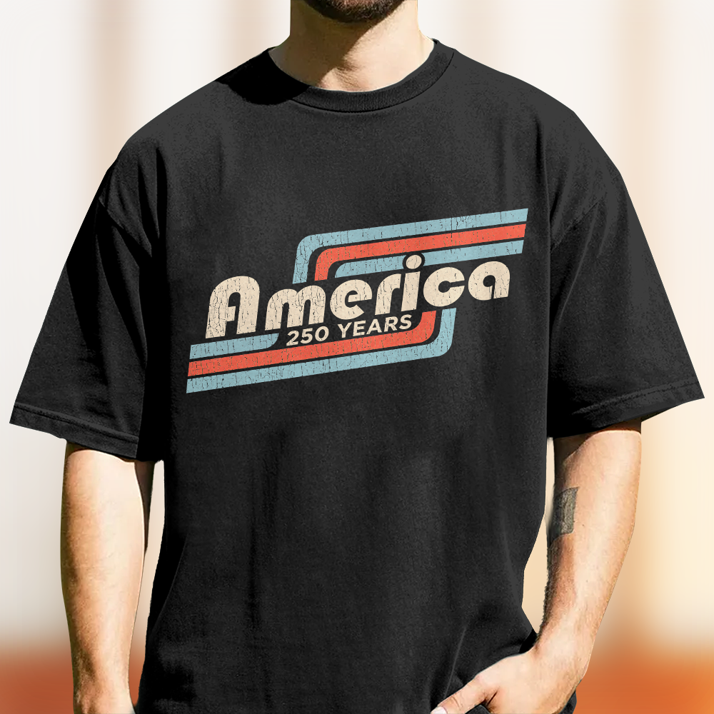 Personalized America 250 Years Comfort Shirt Gift for Dad Comfort Shirt GradoCreations