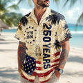 Personalized 250 Years Freedom Hawaiian Shirt Patriotic Gift HN590 - AOP Hawai Shirt GradoCreations