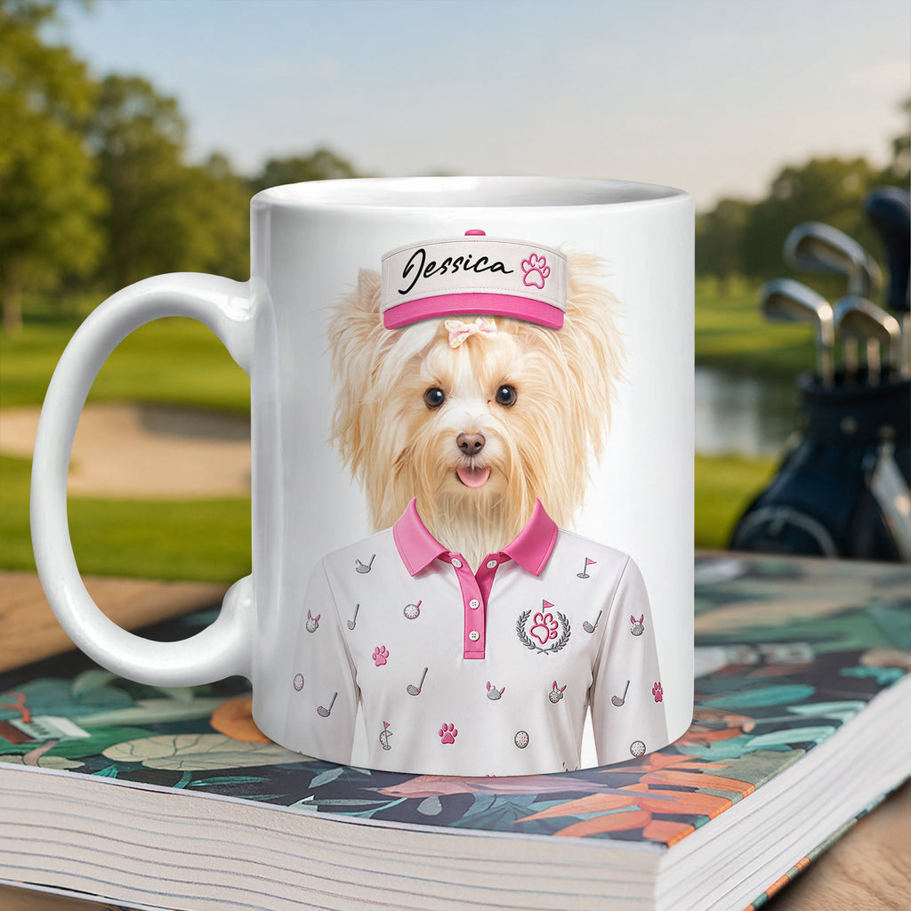 Personalized White Mug Custom Photo Gift for Dog Cat Lovers HN590 - mug GradoCreations