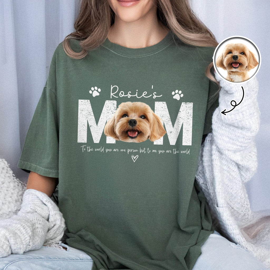 Personalized Photo Comfort Shirt Gift for Dog Dad on Father's Day Comfort Shirt GradoCreations