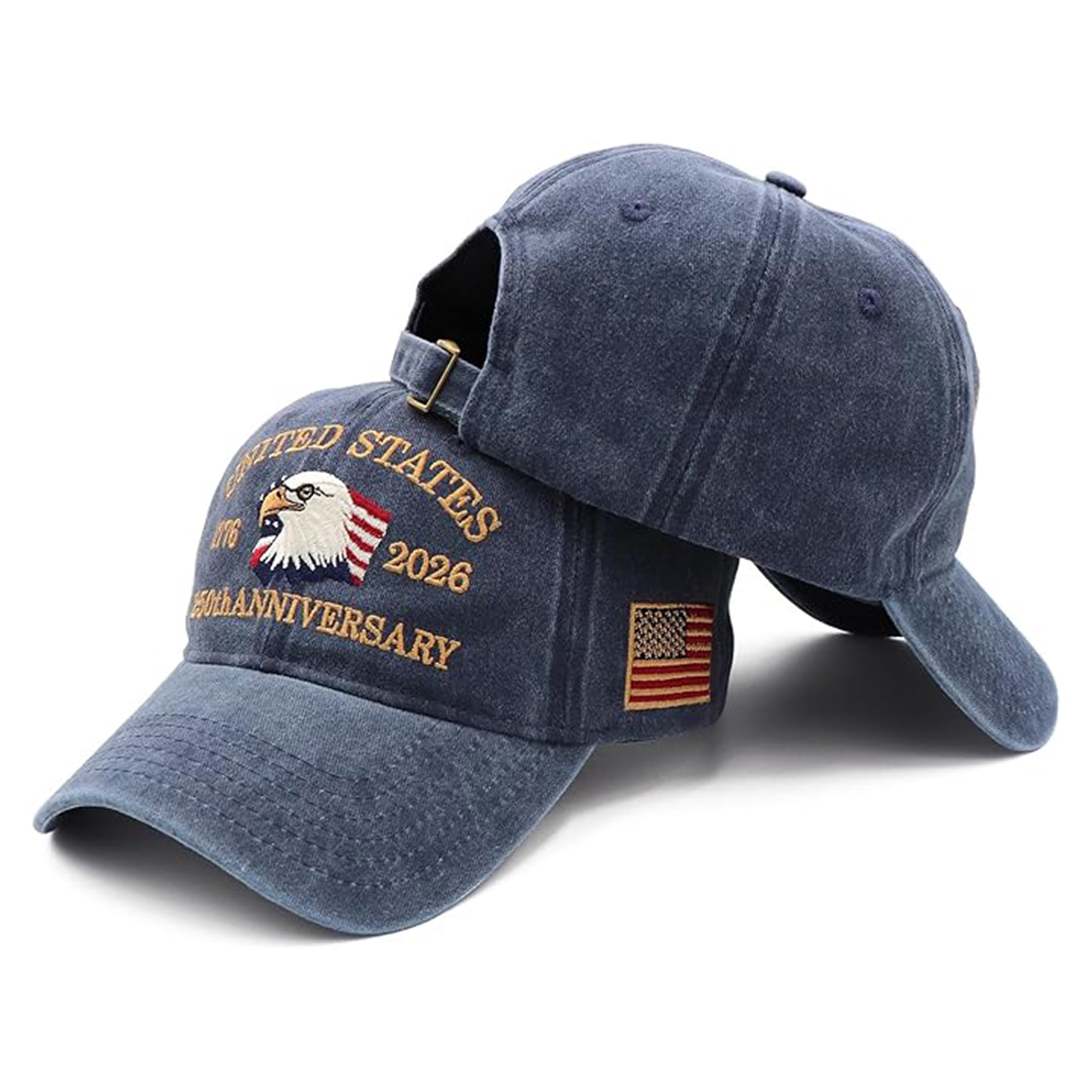 Personalized Patriotic Baseball Cap Embroidery Gift for Dad HN590 - Embroidery Hat Josh GradoCreations