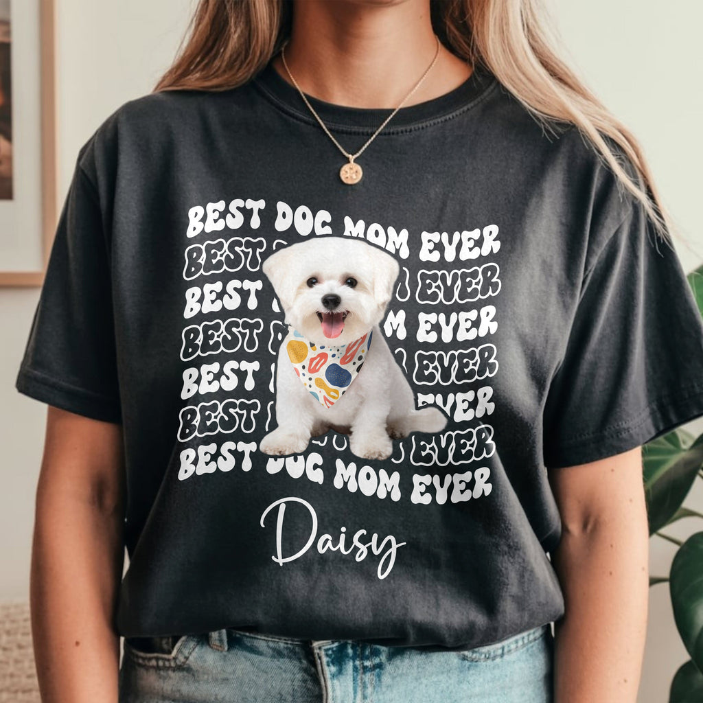 Personalized Photo Comfort Shirt Best Dog Dad Gift for Father's Day Comfort Shirt FIX GradoCreations