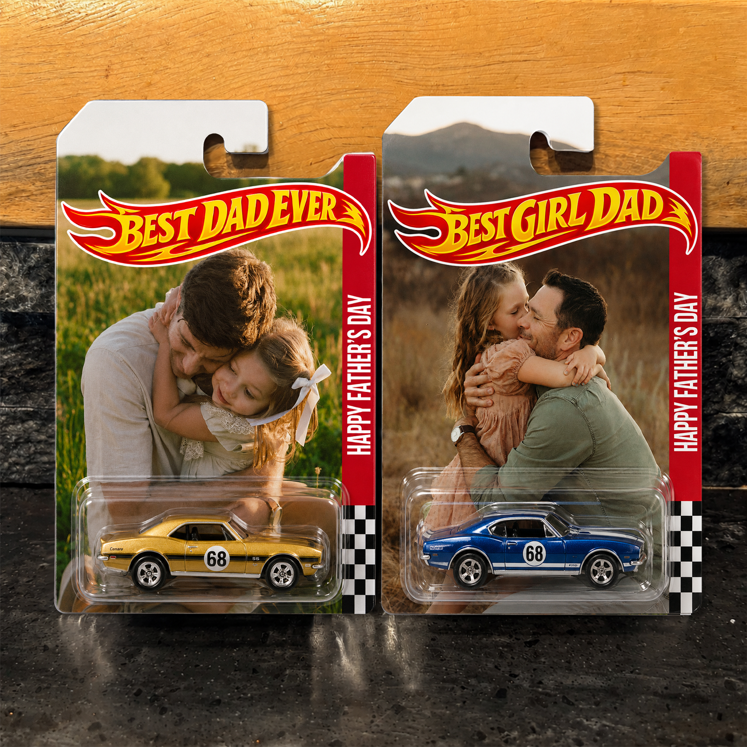 Personalized Photo Hot Wheels Best Dad Ever Keepsake Gift HN590 - Hot Wheels GradoCreations