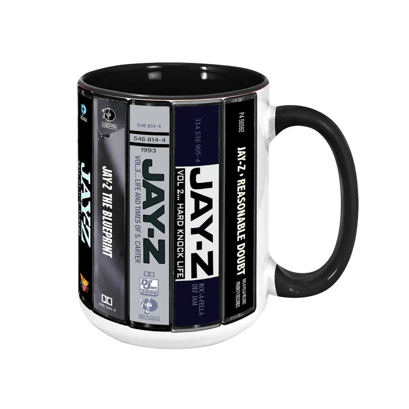 Retro Jay-Z Cassette Accent Mug Classic Music Gift GradoCreations