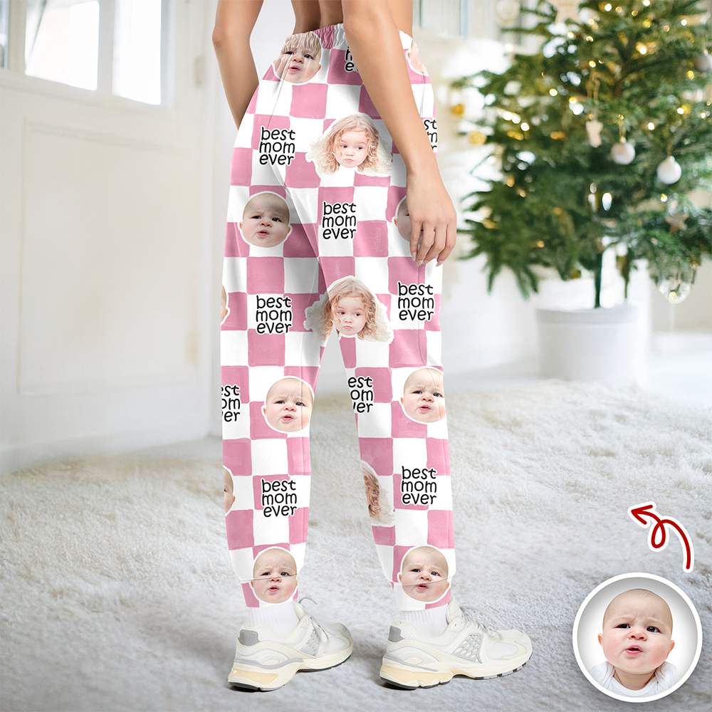 Personalized Retro Sweatpants Custom Photo Gift for Dad HN590 - Sweatpants FIX GradoCreations