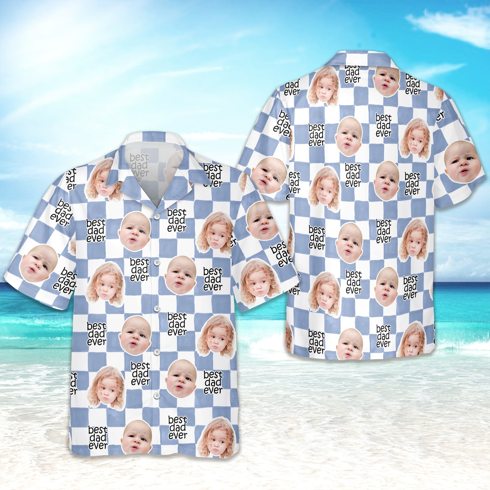 Personalized Retro Hawaii Shirt Best Dad Ever Gift for Father's Day HN590 - AOP Hawai Shirt Fix GradoCreations