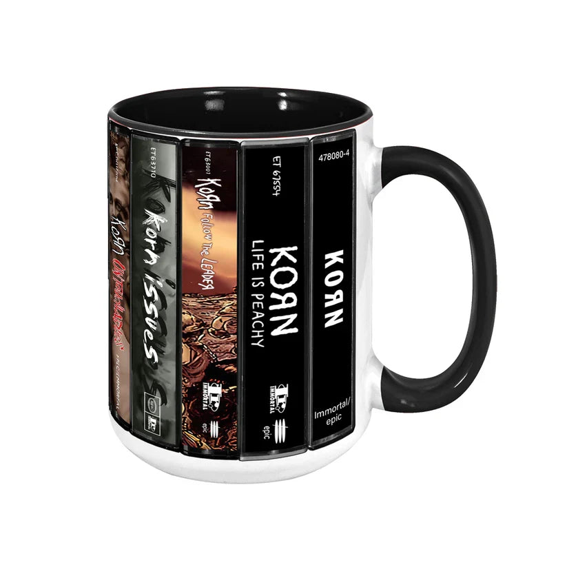 Korn Cassette Design Accent Mug Retro Drinkware Gift GradoCreations