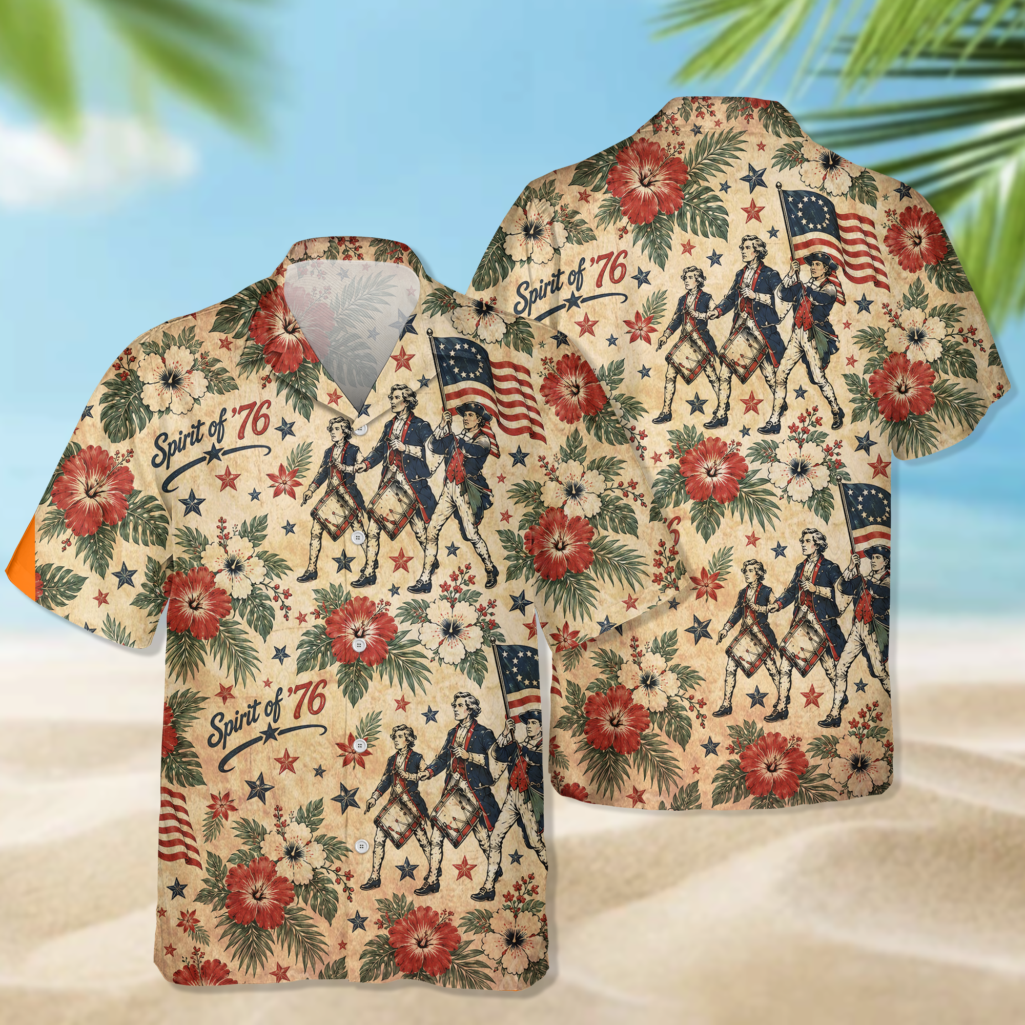 Personalized Hawaiian Shirt 250 Years America Celebration Gift for Dad HN590 - AOP Hawai Shirt GradoCreations