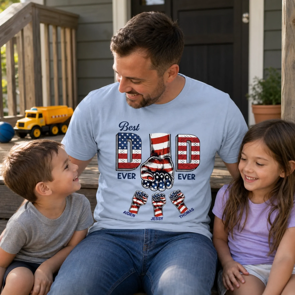 Personalized Patriotic Shirt for Dad | 250th Anniversary Gift