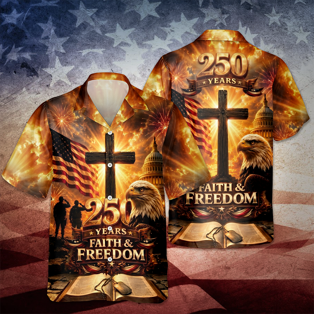 Personalized Hawaiian Shirt 250th Anniversary USA Gift HN590 - AOP Hawai Shirt GradoCreations