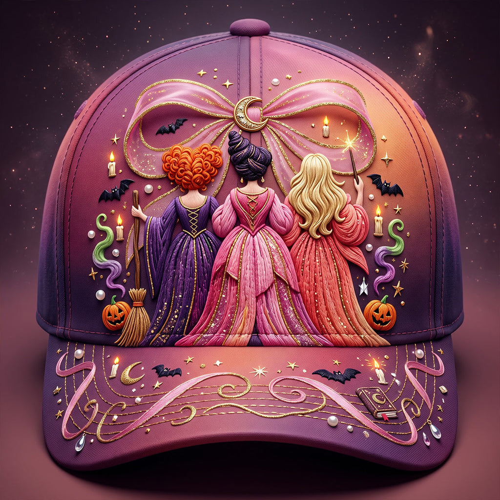 Personalized Halloween Witch Cap Unique Gift for Her Classic Cap GradoCreations