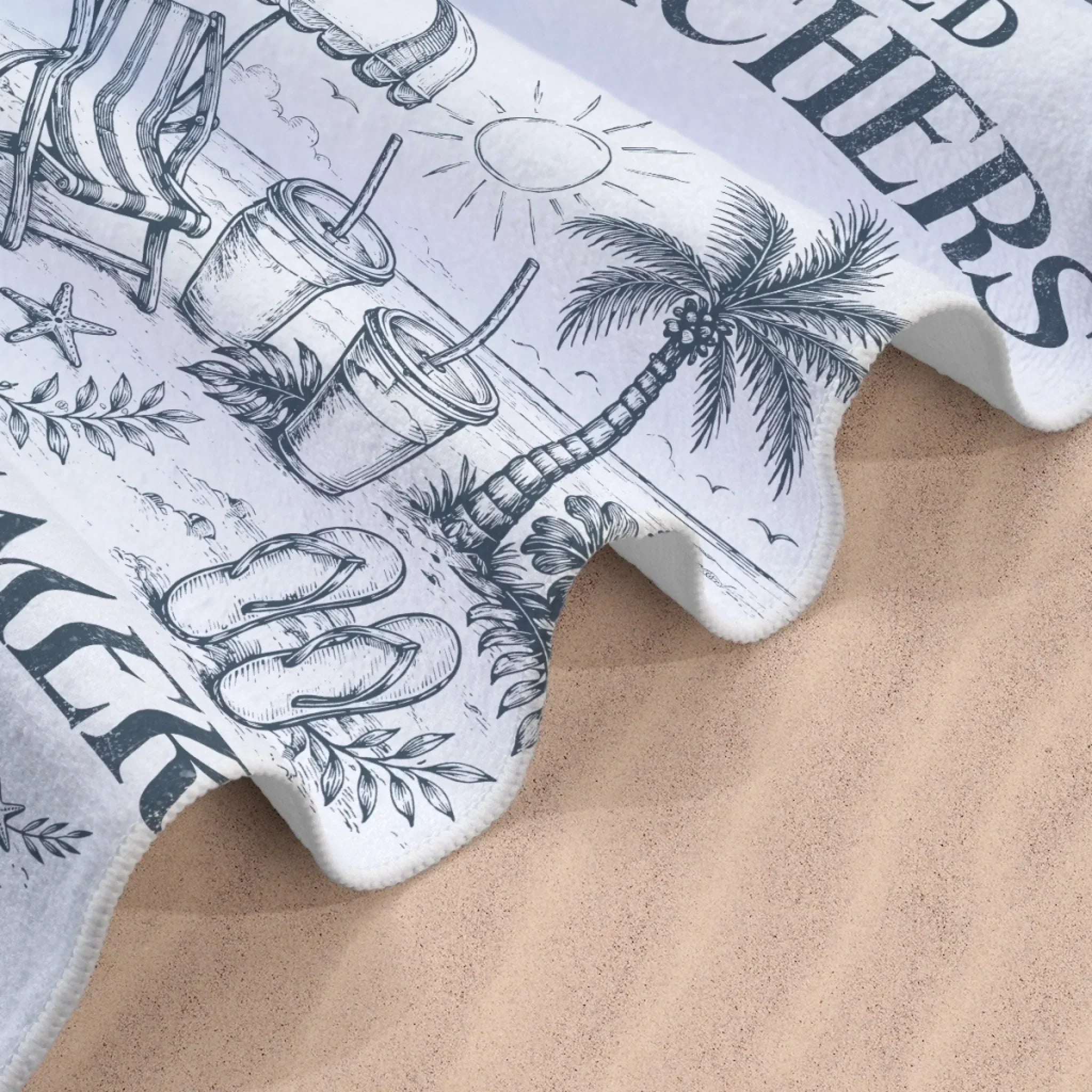 Personalized Beach Towel for Teachers Summer Gift - Catch Me Not