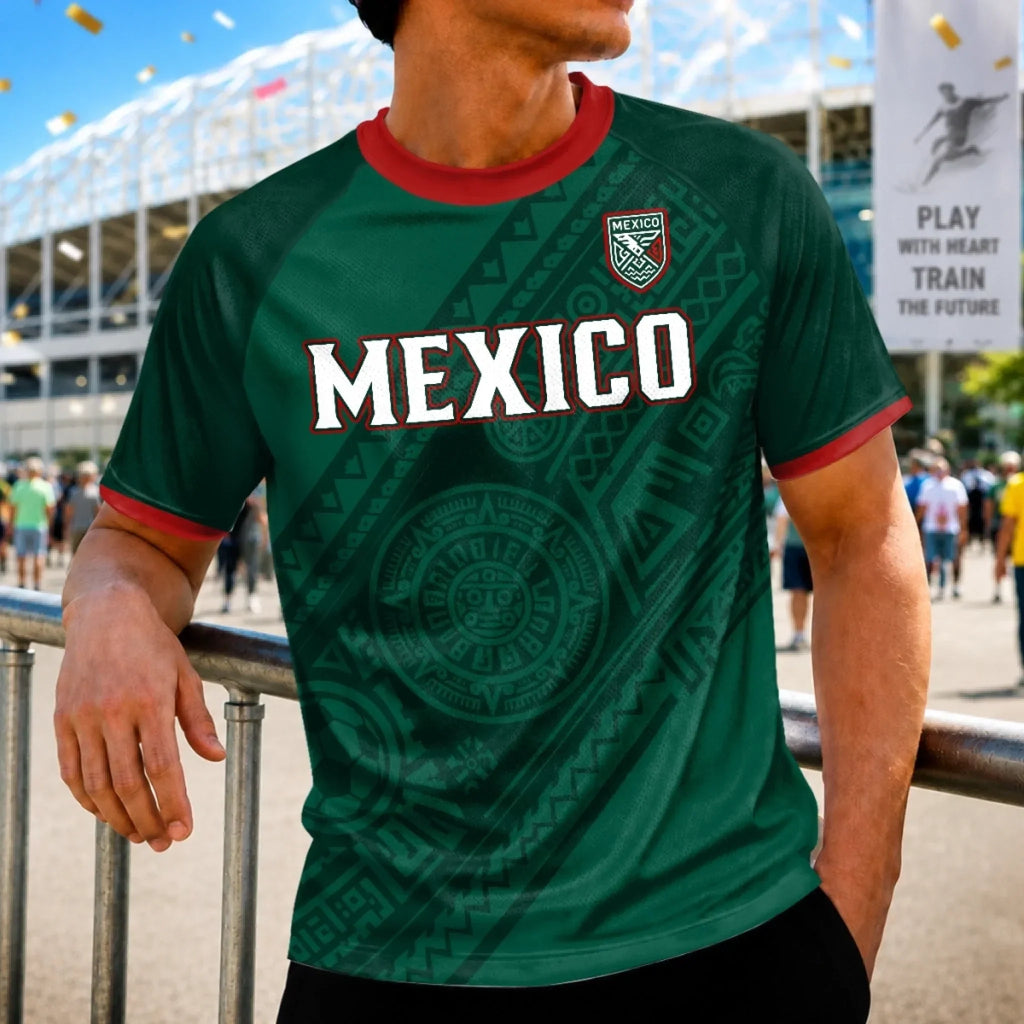 Personalized Mexico Soccer Jersey Custom Name Gift for Soccer Lovers