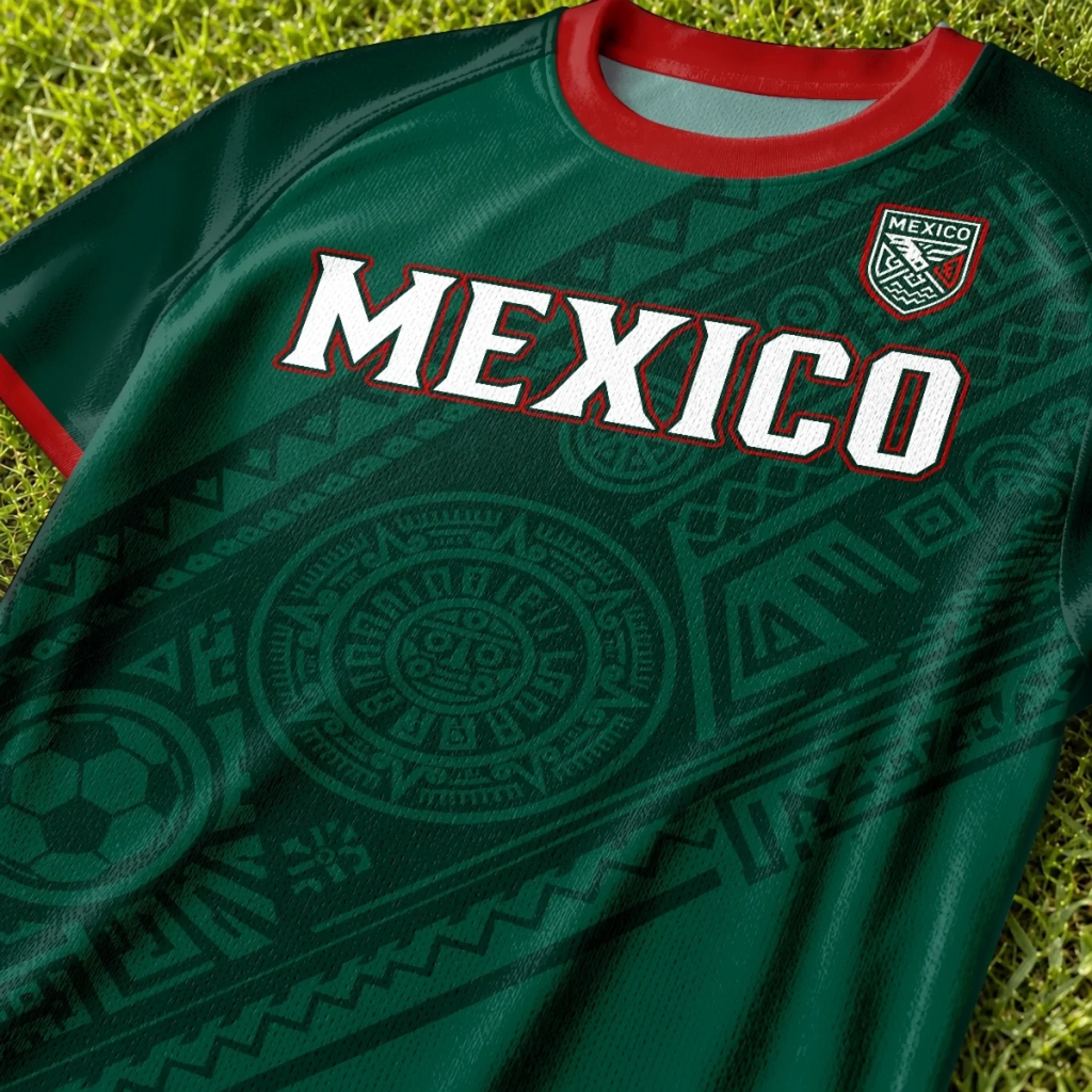 Personalized Mexico Soccer Jersey Custom Name Gift for Soccer Lovers