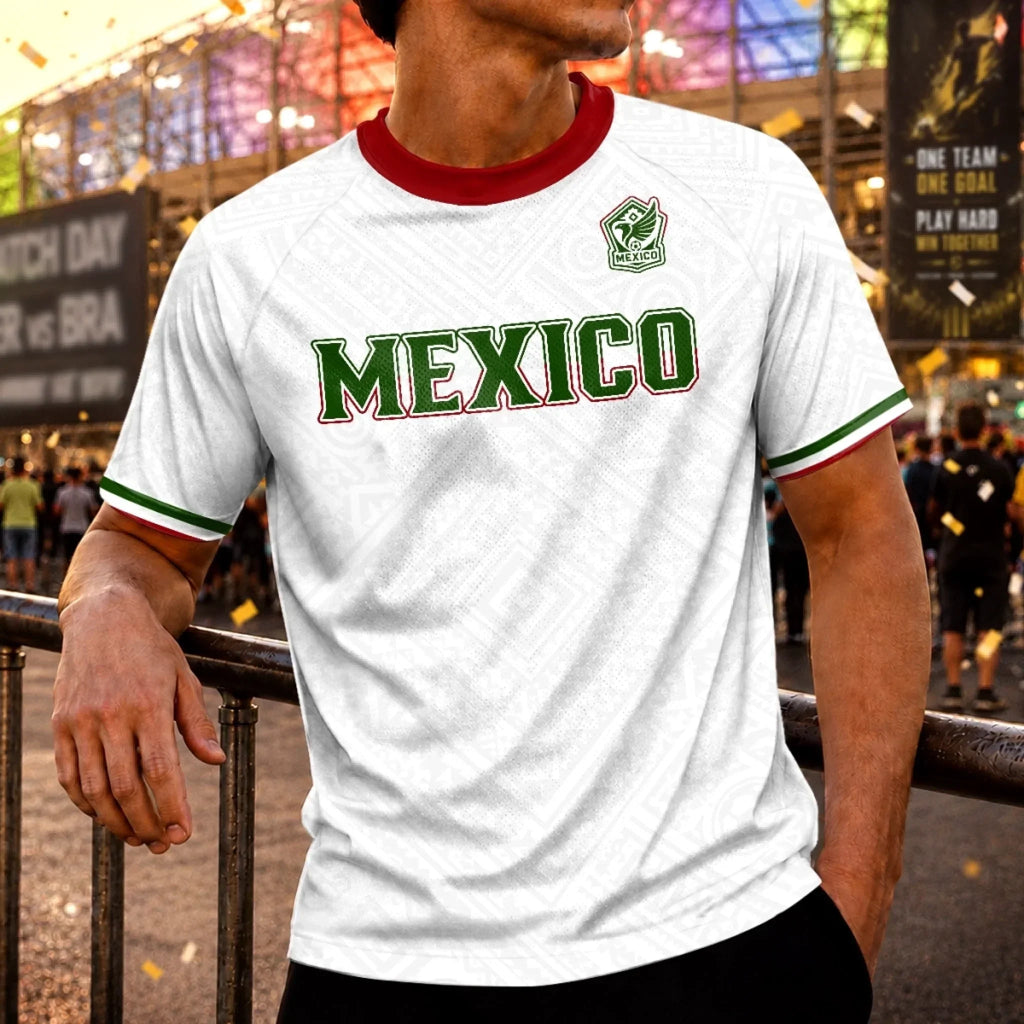 Personalized Mexico Soccer Jersey Custom Name Gift for Fans