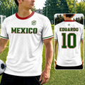 Personalized Mexico Soccer Jersey Custom Name Gift for Fans