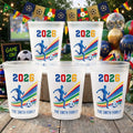 Personalized Frosted Soccer Cups for Family Fans | Game Day Gift