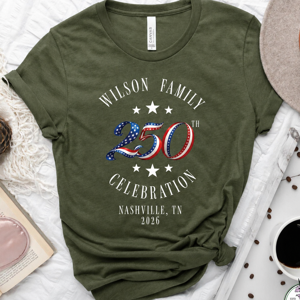 Personalized 250th Celebration T-Shirt Custom Family Gift HN590 - Tshirt GradoCreations