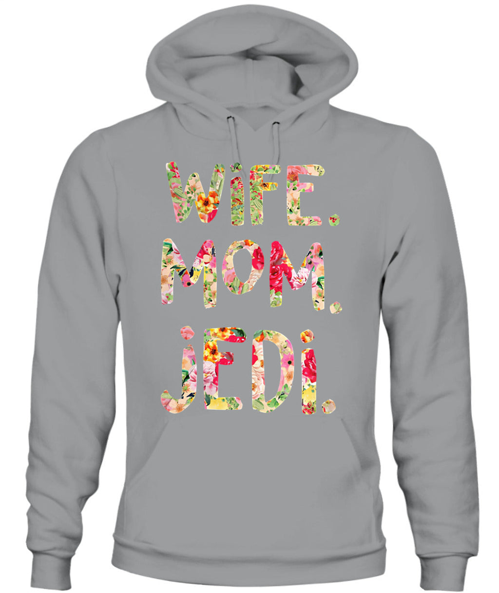 Funny Wife Mom Jedi T-Shirt Gift for Geek Moms GradoCreations