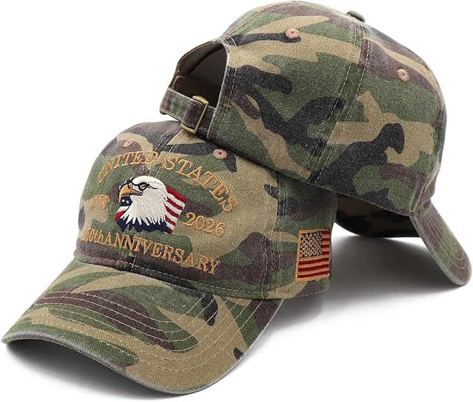 Personalized Patriotic Baseball Cap Embroidery Gift for Dad HN590 - Embroidery Hat Josh GradoCreations