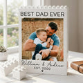 Personalized Photo Building Block Gift for Dad - Custom Father’s Day Keepsake HN590 - Building Blocks fix GradoCreations