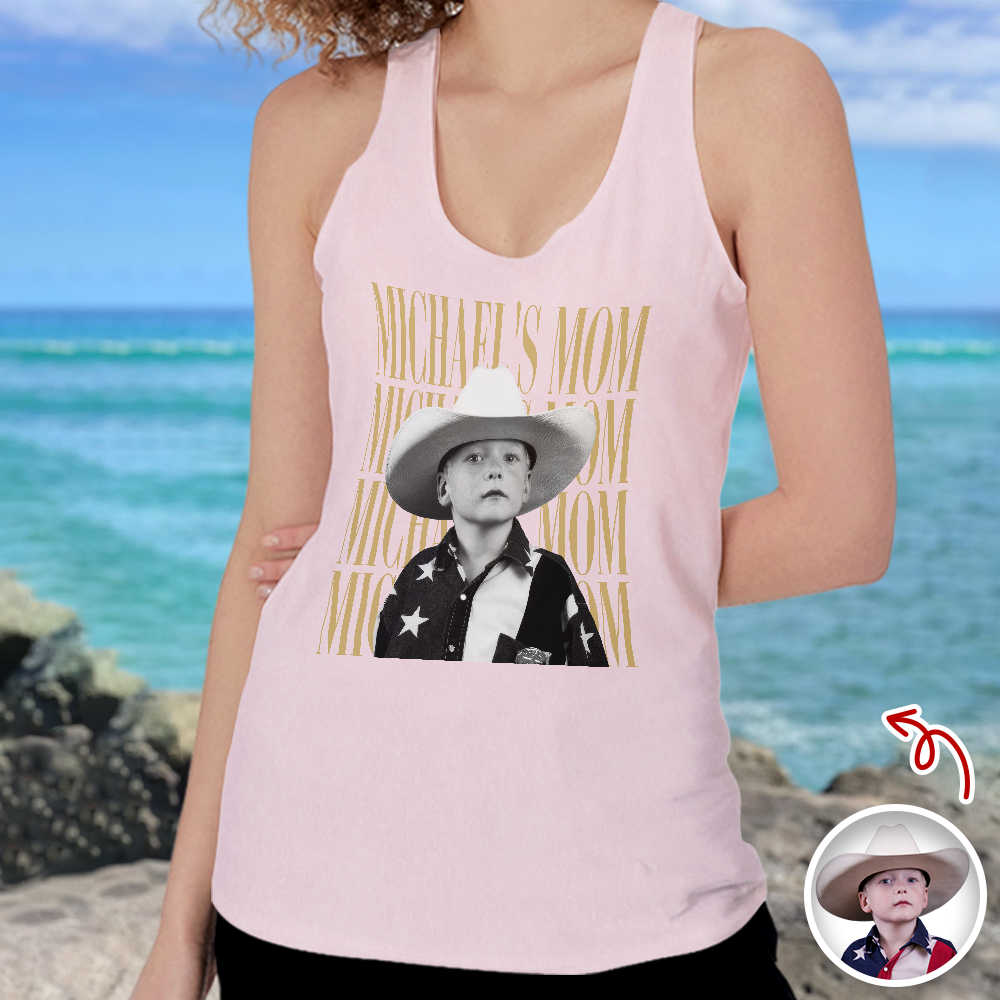 Personalized Vintage Photo Tank Top Custom Gift for Dad HN590 - 3D Tanktop GradoCreations
