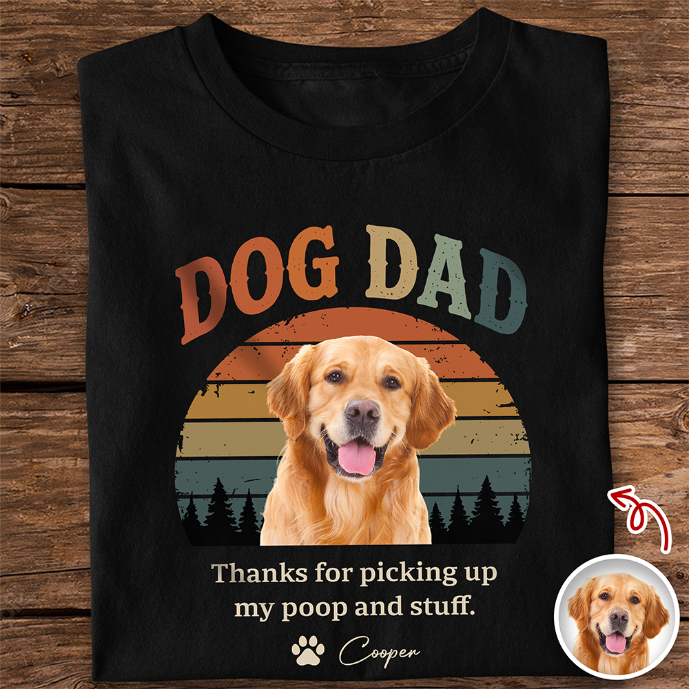 Custom Dog Dad Vintage Shirt Gift for Dog Lovers HN590 - Tshirt GradoCreations