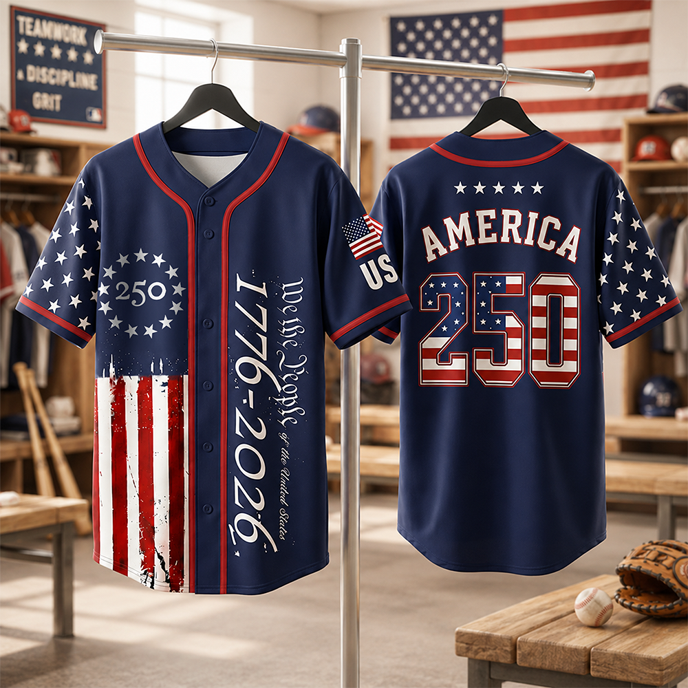 Personalized We The People Baseball Jersey Custom Name 4th of July Gift Jersey Baseball Shirt GradoCreations