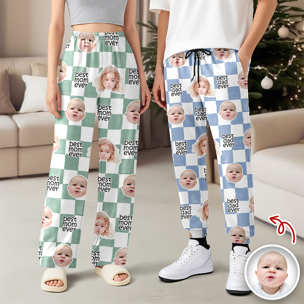 Personalized Retro Sweatpants Custom Photo Gift for Dad HN590 - Sweatpants FIX GradoCreations