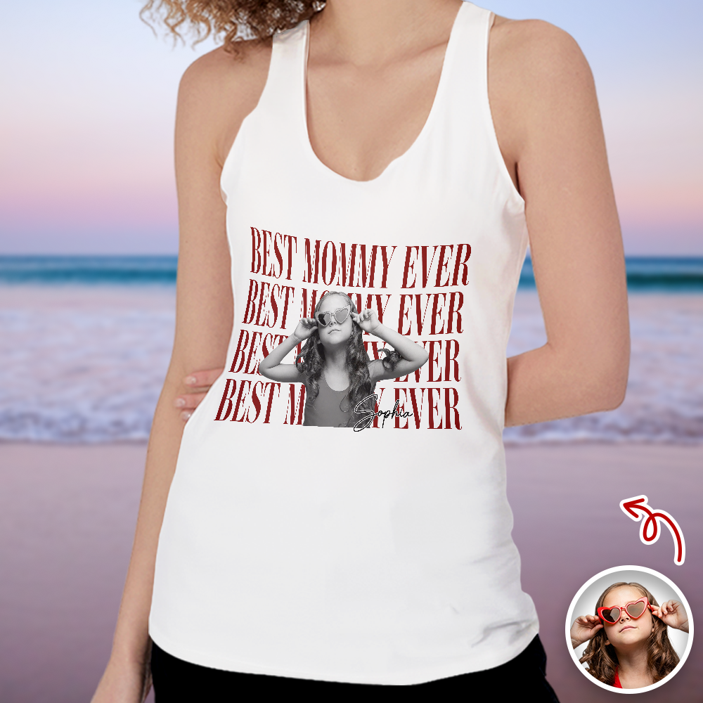 Personalized Vintage Photo Tank Top Unique Gift for Dad HN590 - 3D Tanktop GradoCreations