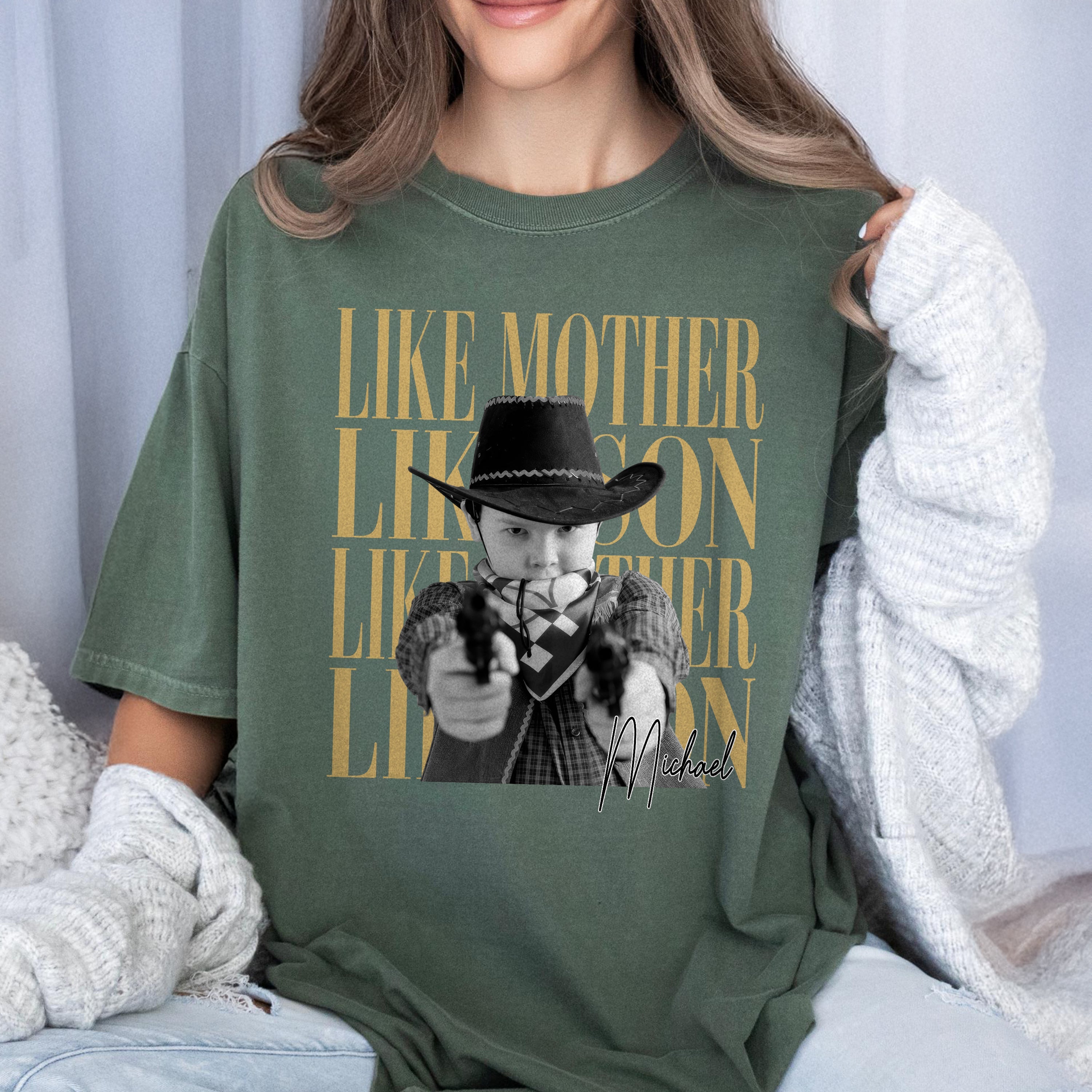 Custom Photo Comfort Shirt Gift for Father & Daughter Comfort Shirt GradoCreations
