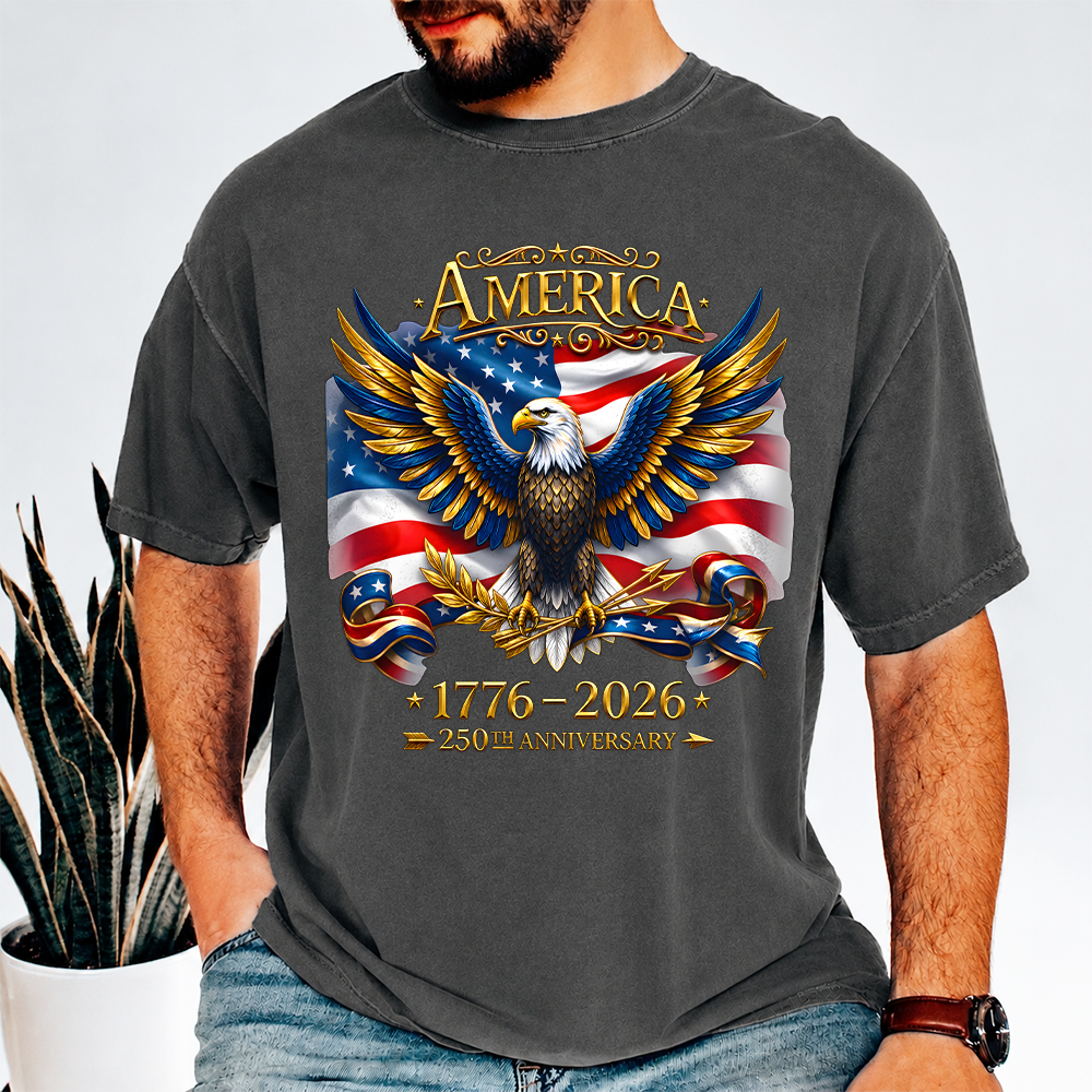 Personalized Comfort Shirt 250th Anniversary America Gift Comfort Shirt GradoCreations