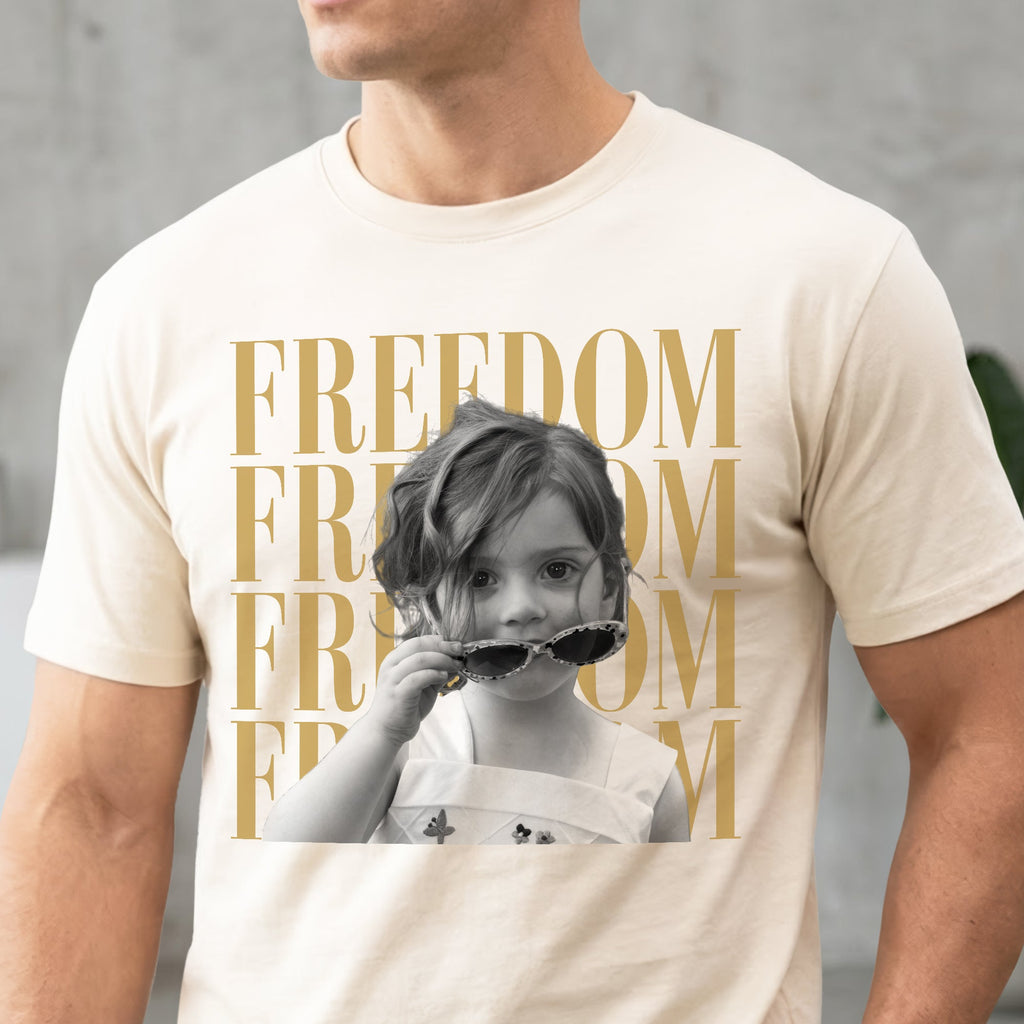 Custom Photo Vintage Comfort Shirt 250th Birthday Gift for Dad Comfort Shirt Back GradoCreations