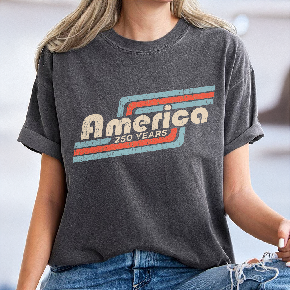 Personalized America 250 Years Comfort Shirt Gift for Dad Comfort Shirt GradoCreations