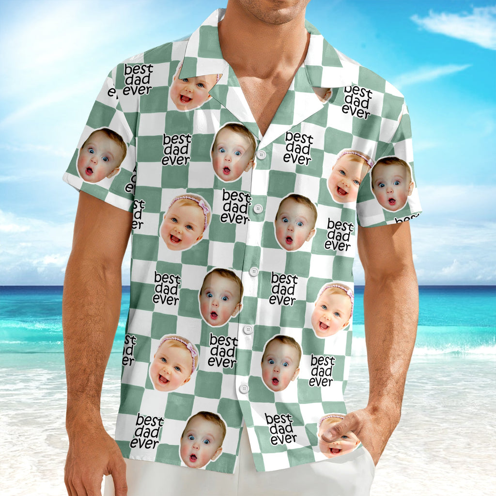 Personalized Retro Hawaii Shirt Best Dad Ever Gift for Father's Day HN590 - AOP Hawai Shirt Fix GradoCreations