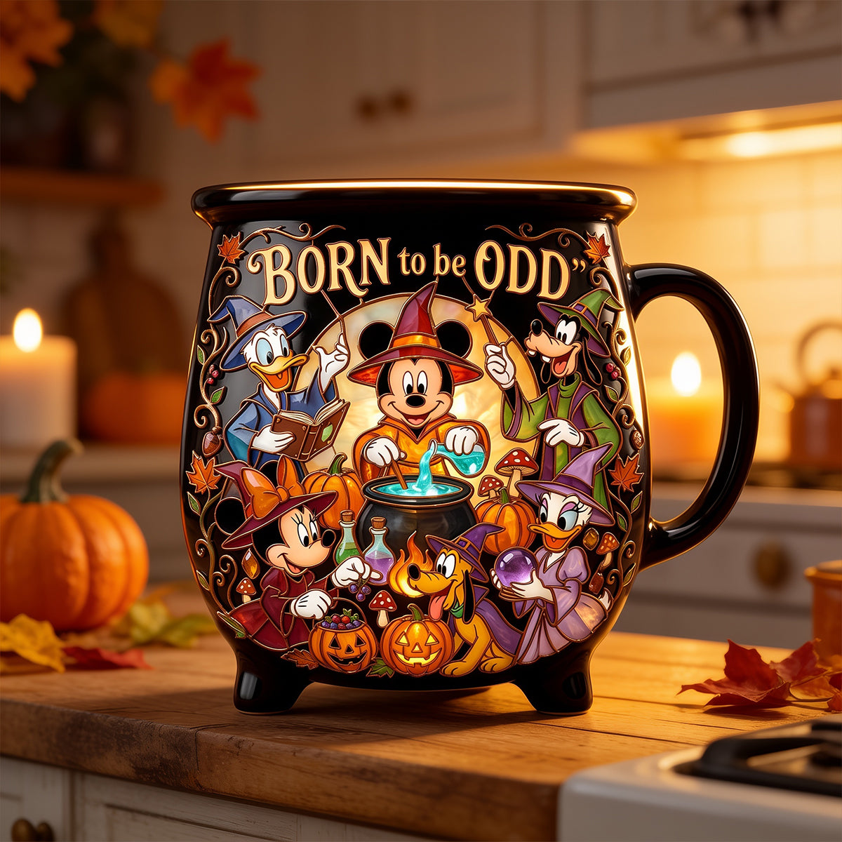 Personalized Cauldron Coffee Mug Custom Name Halloween Gift for Her Cauldron Coffee Mug GradoCreations