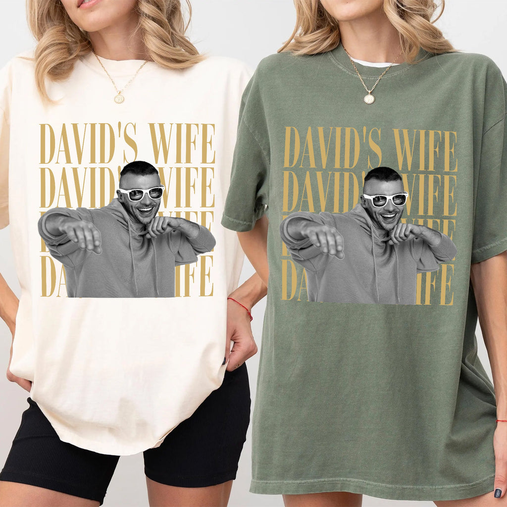 Personalized Vintage Photo Comfort Shirt Gift for Husband/Wife Comfort Shirt GradoCreations