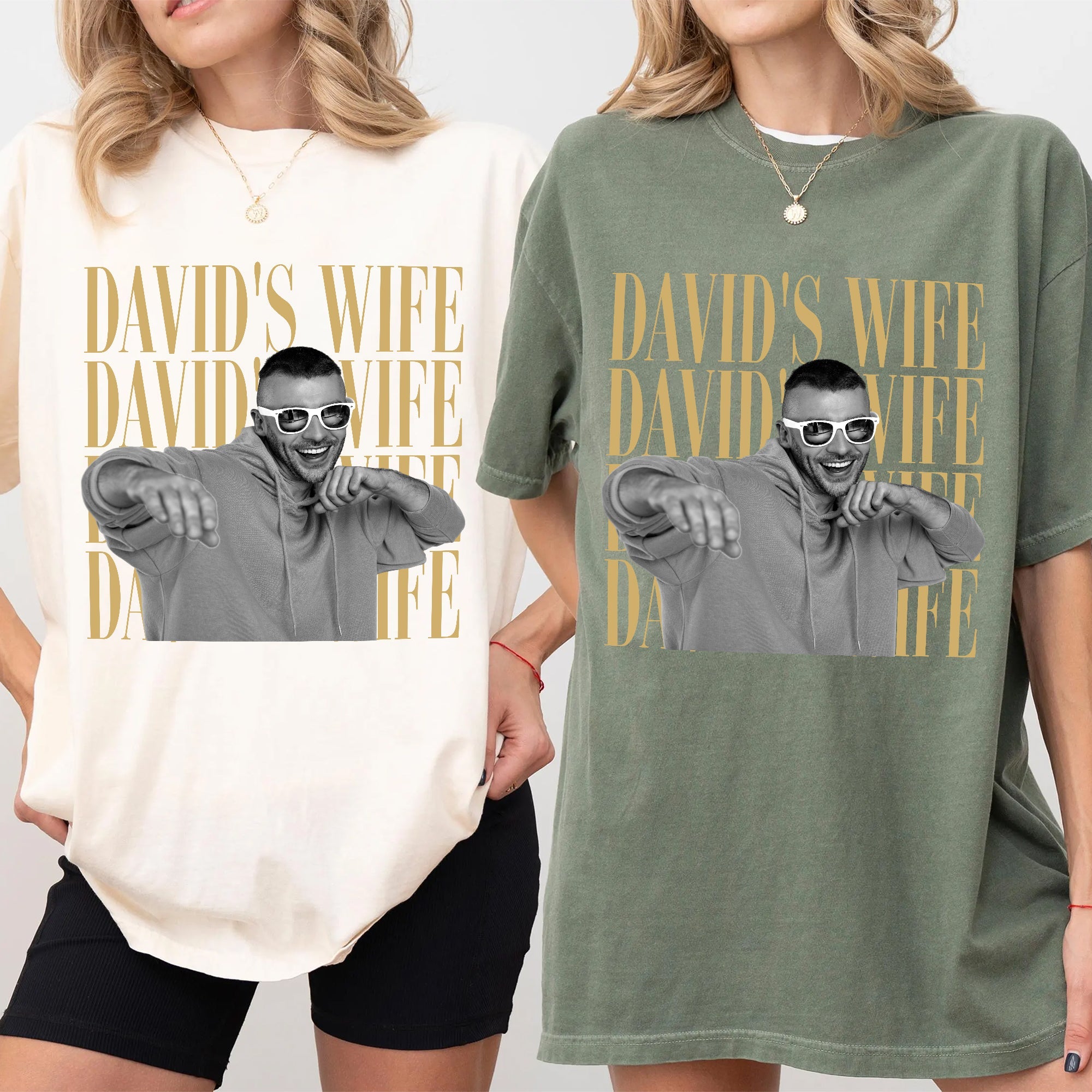 Personalized Vintage Photo Comfort Shirt Gift for Husband/Wife Comfort Shirt GradoCreations