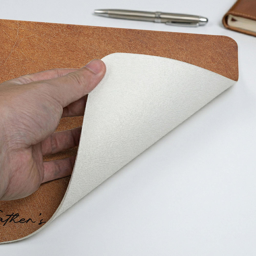 Personalized Desk Mat Custom Photo Sketch Gift for Dad HN590 - Desk Mat AI fix GradoCreations