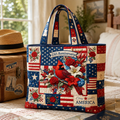 Personalized Quilted Tote Bag USA 250th Anniversary Gift for Her