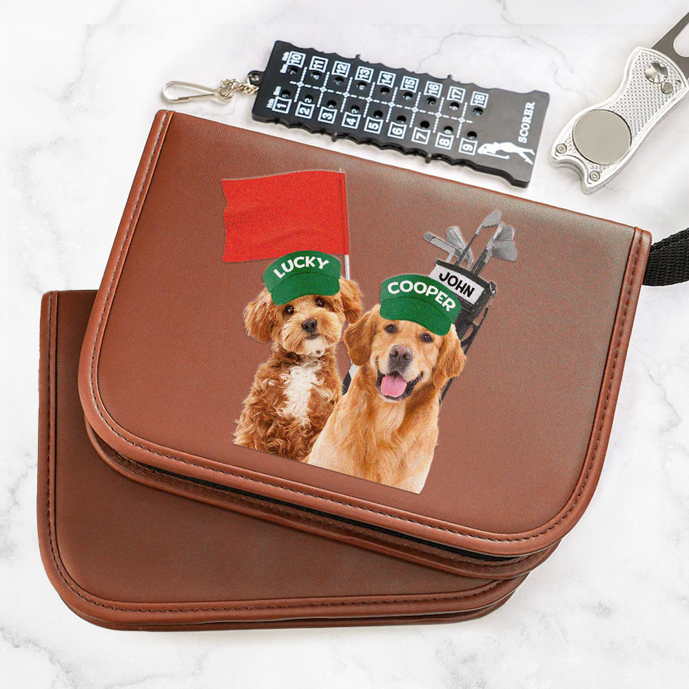 Personalized Dog Photo Golf Bag Gift for Dog Dad Father's Day HN590 - golf set fix GradoCreations
