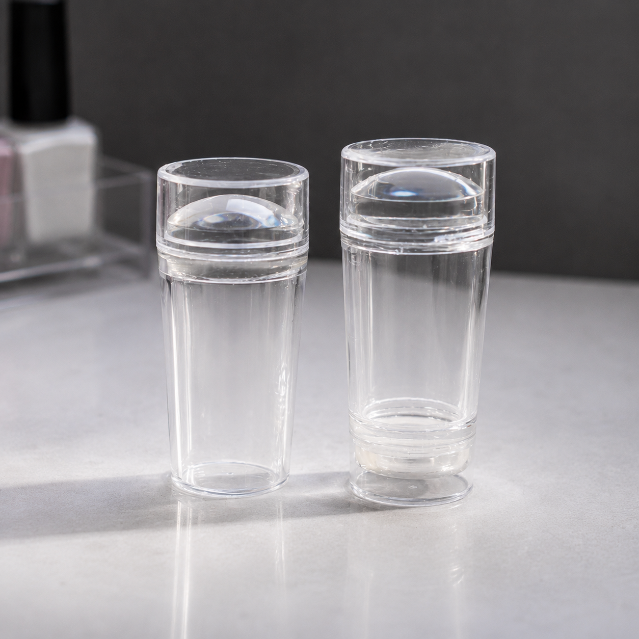 Clear Jelly Nail Stamper for Accurate Nail Art Design hn590 - Clear Nail Stamper fix GradoCreations