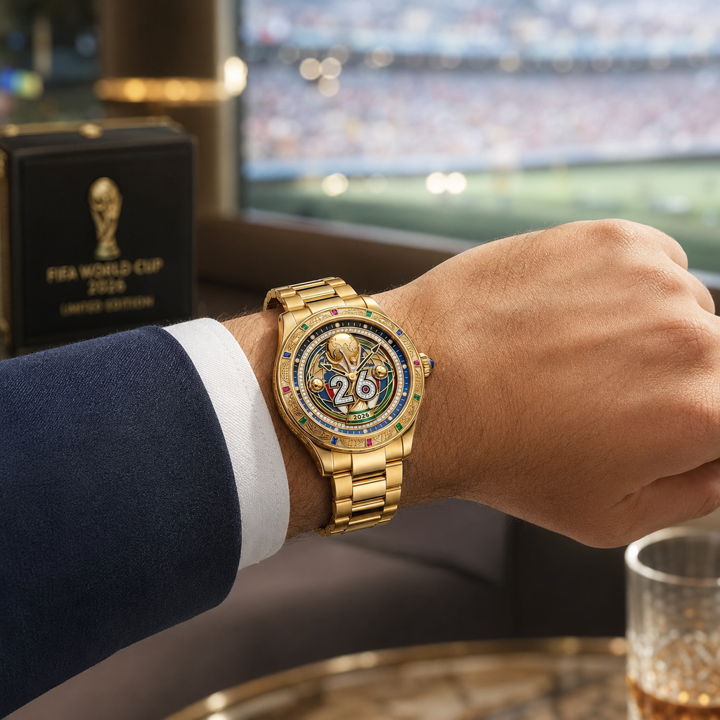 Personalized FIFA World Cup 2026 Men's Wrist Watch Gift for Sports Lovers